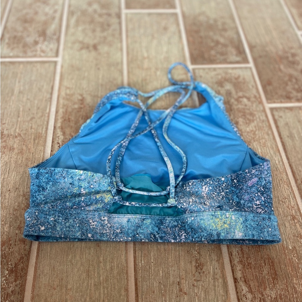 Women's Blue Swim Top